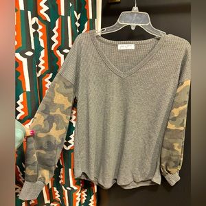 Jules & James waffle knit top